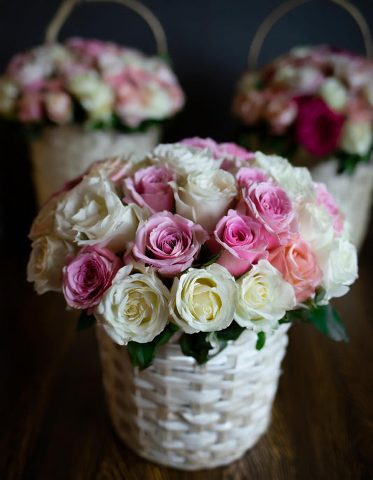 White and Pink Blooms